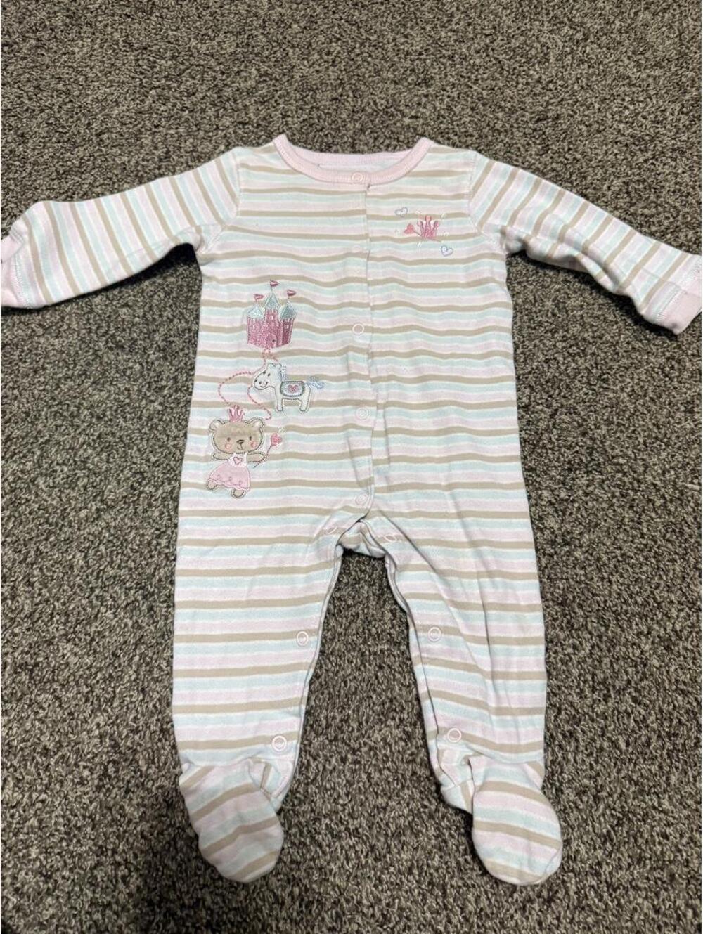 Kid's Multi and Pink Sleepsuits-babygrow
